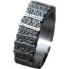 Auriselle Anello da Uomo Regolabile con Struttura a Recinzione Vintage Viking Retro Open Ring Anello da Pollice Gothic Punk Gioielli Regali per Uomini Ragazzi Padre