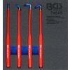 BGS 74645 | Inserto per carrello da officina 1/6: set di ganci | isolato | 180 mm | 4 pezzi