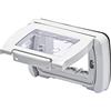 GEWISS - GW22453 Placca Stagna, Autoportante, 3 Posti, Grigio Ral 7035, System
