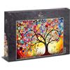 Ulmer Puzzleschmiede - Puzzle da 1000 pezzi Sinfonia dei germogli giovani, motivo albero meravigliosamente creativo come puzzle originale da 1000 con modello di scatola anche per principianti - Made
