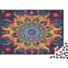 QKZJXNHPWR Motivo Mandala Puzzle per Adulti Puzzle 1000 Pezzi Cielo Stellato Colorato Gioco di Puzzle 1000 Pezzi Relax Decorazione Casa 52x38cm/1000pcs