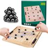 SoeUyd Scacchi Magnetici, Gioco di Scacchi Magnetico, Magnet Chess, Include una Tavola di Legno e 20 Pezzi Magnetici, Adatti per Adolescenti, Adulti, Riunioni di Famiglia, Feste e Occasioni Simili