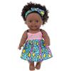 Joygoodta Bambolotti Neri, Bambolotti Neri 12'' Vinile Morbido e Sicuro Bambola Realistica Riccioli Africani Rinati per Maschi e Ragazze, Stile 1