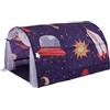Hperu Tunnel da Letto, Tenda da Letto Space Galaxy per Bambini 55, 1x39, 4x31, 5 Pollici, Tunnel da Gioco con Tenda a Rete e Borsa per il Trasporto, da Gioco per Interni Portatile per Bambini