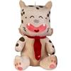 HELLO! SPANK Peluche morbido personaggio da collezione TORAKIKI Gatto - altezza 18cm - Colore Rosa