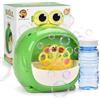 EduPlayte Macchina Automatica di Bolle Rana Bambini, Macchina Bolle di Sapone, Macchina per Bolle Portatile 2000+, Bolle Giocattoli Bambino Bambina 3 4 5 6 7 8 Anni Giochi Giardino Regalo