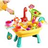 Generico Tavolo d'Acqua per Bambini, Rubinetto Dinosauro Cibo Giocattolo Giochi Estate, Sensoriale con Acqua Corrente, per Bambini 3+ Anni, Prescolari, Spiaggia, Giardino, Piscina, Sviluppo Cog
