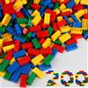 HUIZDQ 200 mattoncini da costruzione classici, 2 x 4 mattoncini da costruzione STEM creativi, giocattoli da costruzione, rosso, giallo, blu, verde