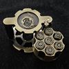BESCON DICE Revolver - Set di 7 dadi in metallo, poliedrici, con custodia cilindrica, stile cyberpunk, per giochi di ruolo da tavolo come Dungeons and Dragons, giochi da tavolo