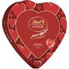 Lindt & Sprüngli. Lindt & Sprüngli San Valentino Scatola Regalo Cioccolatini Lindor a Forma di Cuore al Cioccolato al Latte, 178g