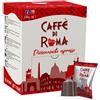 CAFFE' DI ROMA CAFFE DI ROMA 100 Capsule Nespresso VULCANO miscela Rossa Forte e Deciso compatibile con Nespresso - (100, VULCANO - ROSSA)