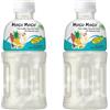 DISTRIBUZIONE 3D Mogu Mogu succo di frutta multi sapore con 25% NATA De Coco, bevanda potenziante energetica, ricca di fibre naturali di frutta, senza conservanti aggiunti e colori, 2x 320ml (2x, Piña Colada)