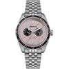 Ingersoll The Outlaw Orologio automatico da donna da 52 mm con quadrante rosa e bracciale in acciaio inossidabile argentato I17201