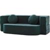 Moubhjd Divano a Compressione trasformabile, Funzionale Divano per Piccoli spazi, senza montaggio, Tampone in spugna ad alta resilienza, per Camera da Letto/Soggiorno/Caffè(Sofa size : 200x90x60cm)