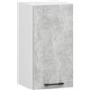 AKORD | Pensile da Cucina a Parete - Oliwia W40 | 2 Ripiani e 1 Anta Armadio da Cucina | Componibile Mobili da Cucine Armadi | Pannello laminato | Bianco | Beton