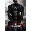 empireposter Marvel - Captain America - Poster cinematografico, 61 x 91,5 cm + 2 listelli in plastica 62 cm, nero