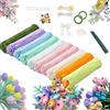 FRKOKRFA Set di 500 pulitrici per pipe, bouquet, per fai da te, fiori e decorazioni