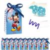 Ingrosso e Risparmio Bomboniere Set Compleanno 10 Scatoline Tag Topolino per Bimbo Fiocco Incluso Bustine Confetti Bigliettino Personalizzabile Confettata Portaconfetti Fai da Te