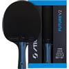 STIGA Future V2 Racchetta da Ping Pong a 3 Stelle - Racchetta Offensiva, Telaio 5 Strati, Impugnatura Concava, WRB, Gomma ITTF, Spugna 2.0 mm