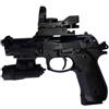 KEYMORE B92F GAS CO2 SCARRELLANTE FULL METAL CON LASER TORCIA E RED DOT