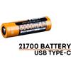 FENIX BATTERIA FENIX RICARICABILE USB LI-ION 3,6V 5000MAH MOD.21700