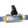 Il Semaforo MINI VALVOLA A SFERA PNEUMATICA CON RUBINETTO ED ATTACCHI 6MM