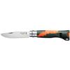 OPINEL INOX 7 JUNIOR KAKI ORANGE PUNTA TONDA FISCHETTO E BLOCCOL