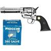KIMAR SINGOLA AZIONE CAL.380 A SALVE CROMATA COMPRESE 50 CARTUCE