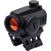 JS-TACTICAL RED DOT 1X20 CON ENERGIA SOLARE DI BACKUP NERO