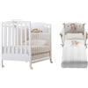 AZZURRA DESIGN Kit Lettino Azzurra Design Web Bianco + Completo Piumone OMAGGIO