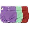 Jumpy Moo's JM Pannolini Riutilizzabili per Cani Femmina - Pantaloni Mestruali, Mutandine Calde per Cani Femmina - Confezione da 3 Lavabili Piccolissimo (Adatto a cuccioli appena nati) Multi Colore