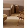 RugVista Handloom fringes, Tappeto, Moderni, 100 x 160 cm, Rettangolare, Pelo medio, Soggiorno, Camera da letto, Lavabile solo a secco, Certificato Care & Fair, Bianco crema Beige