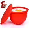 PERFYX Rivestimento Per Ciotola In Silicone，Inserto Per Ciotola In Silicone Kitchen Aid Compatibile Con 5 Qt 4.8 l Lavabile In Lavastoviglie e Congelatore Adatto Per Impastare E Cuocere (Rosso)