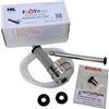 HBL Homebrewer LAB Flotit 2.0 - Tubo galleggiante per immersione con doppio filtro (DFI) da 500/300 micron per birra sempre trasparente, meno sprechi di birra e nessun intasamento. Made in USA.