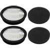 Ollanoos Filtro Hepa 9,2 x 8,3 x 1,7 cm, 2 filtri, 2 spugne, ricambio per aspirapolvere a batteria Laresar Elite 3