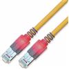 EasyLan Cavo patch RJ45 SACON CAT.6, S/FTP, identificazione luminosa, LSOH, giallo, 5,0 m