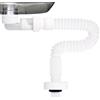 Omnikryp Sifone da 1 1/4 Pollici, Antiodore sifone Flessibile Inodore, Tubo Scarico Lavandino Regolabile, Allungabile da 380-930 mm, per Lavello della Cucina