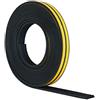 Stormguard 05SR033010MBL, Guarnizione in gomma per porte, autoadesiva, 10 m, EPDM, profilo E, colore: Nero