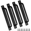 Zydiwo 4 Pezzi Maniglia per Porta Scorrevole Lega di Alluminio Maniglie per Porte Scorrevoli con Viti per Armadio Porta Barn Porte di Legno (212mm)