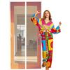 GUOGHUI Zanzariera Porta Finestra 95 x 280 cm Varie Taglie Tenda Anti Mosche Anti Insetti Traspirante Chiusura Automatica per Porte Finestre Balcone Soggiorno, Bianco