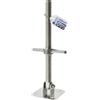 GeZu Impex Martinetto a Vite Girevole per Ponteggi 38 x 500 mm Zincato Elettricamente Set di 16 Viti di Livellamento Regolabili in Altezza