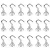 SZAXCCOM 18 Pezzi Ganci Magnetici Extra Forti Neodimio Calamita con Gancio Potente Piccole non c'è bisogno di Fare Buchi Magneti Frigotelaioin Ferro Soffitto Cucina Pesante Magnet 16mm