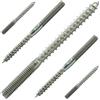 AGBERG M6 x 80 mm (5 pezzi) Viti prigioniere con filettatura doppia - Viti a brugola - Acciaio inox VA A2 V2A - rostfrei | AGBERG
