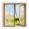 Sjldwtmt Zanzariera Magnetica per Finestra 170x140cm Nero - Tenda Antizanzare, Chiusura Automatica, Rete Fine Anti Insetti, Facile Installazione, per Balcone, Soggiorno, Terrazza