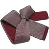Avantgarde Cravatta in maglia tricot trama nido d ape tutti i colori giallo blu arancio ros colore colour rosso bordeaux red rouge