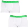 Bikkembergs Pack-2 Boxer da Uomo anatomici con Nastro alla Moda sul Davanti BKK1UTR04BI