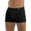 GARDA - 6 Boxer Uomo in Cotone Bielastico, Boxer Elastico Ricoperto 3472 (Nero, 3/S)