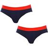Bikkembergs Pack-2 Slips Fashion Bicolore BKK1USP04BI Uomo
