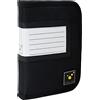 tee-uu KEYFRIEND - Portachiavi, misura piccola, compatta, per un massimo di 10 chiavi, si adatta al vano portaoggetti, per etichettatura, colore: nero, Nero , 14 x 20,5 x 4cm, Casual