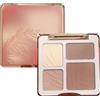 Jeruytgh Face Contour Makeup | 4 in 1 Makeup Palette | Women's Face Palette | Shadow Contour Powder | Highlighter Makeup Palette | Long-Lasting and High-Quality Powder for Various Occasions or Everyday Wear